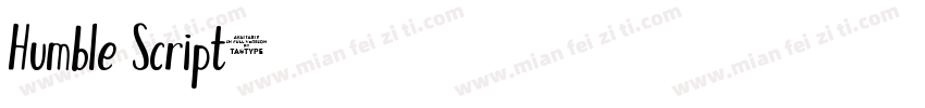 Humble Script字体转换